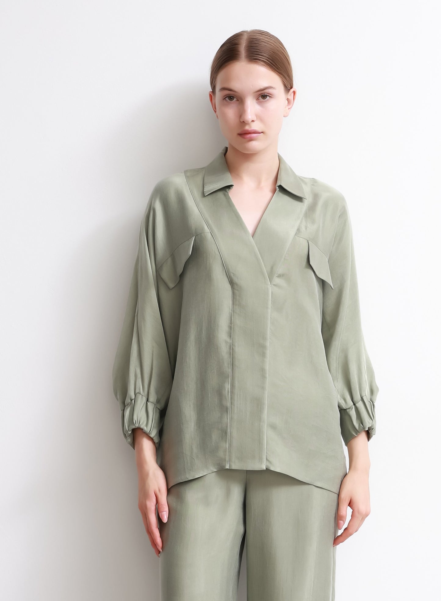 Mint V-Neck Shirt