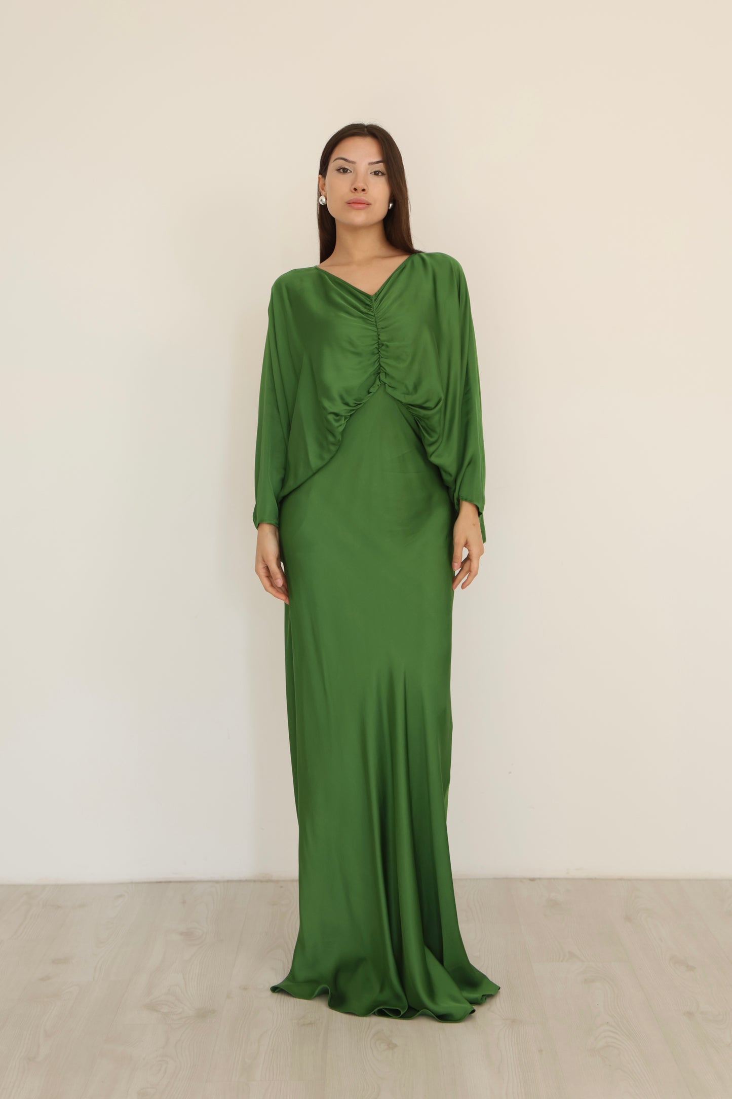 Green Butterfly Dress-EL292