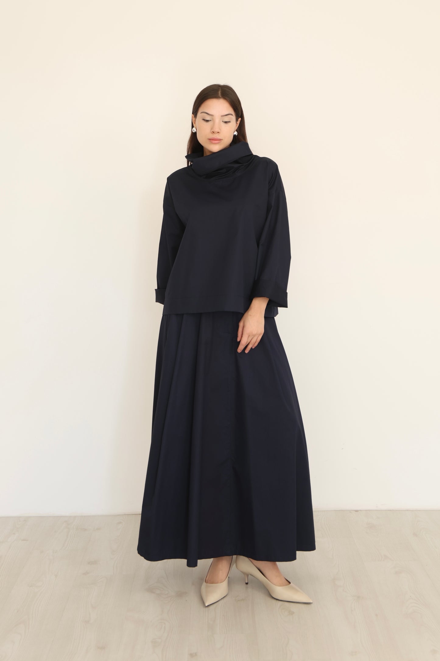 Navy Blue Skirt-ET78