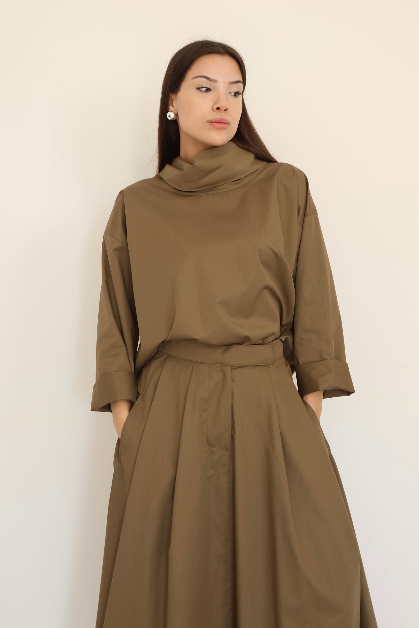 Dark Green Skirt-ET78