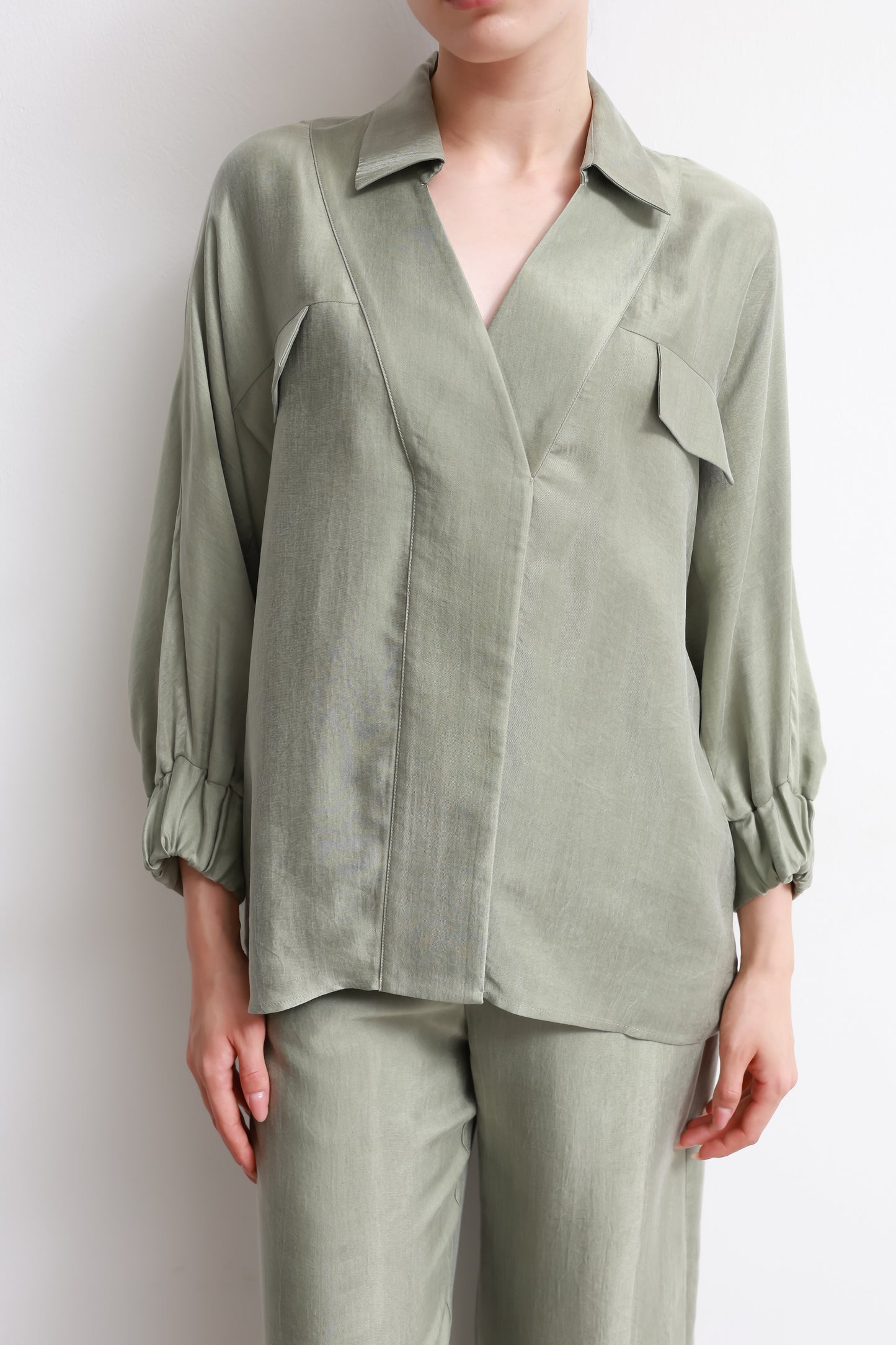 Mint V-Neck Shirt