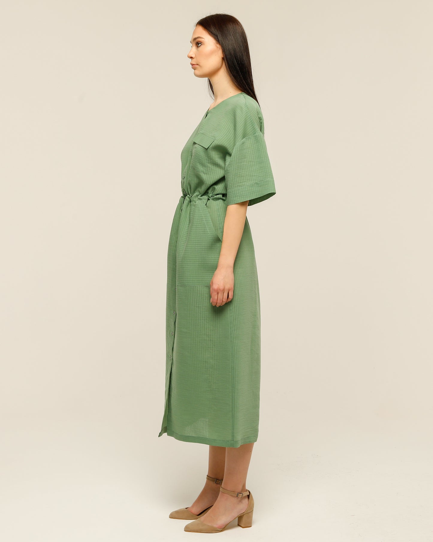 Green Minimal Dress