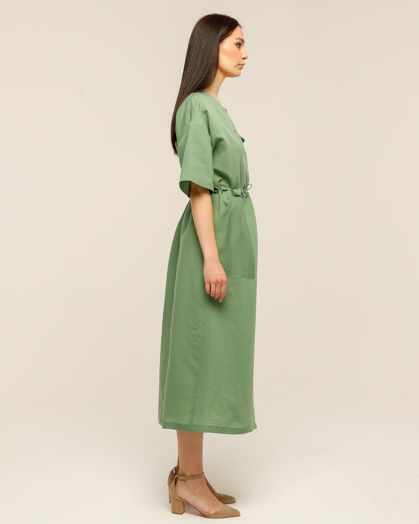 Green Minimal Dress