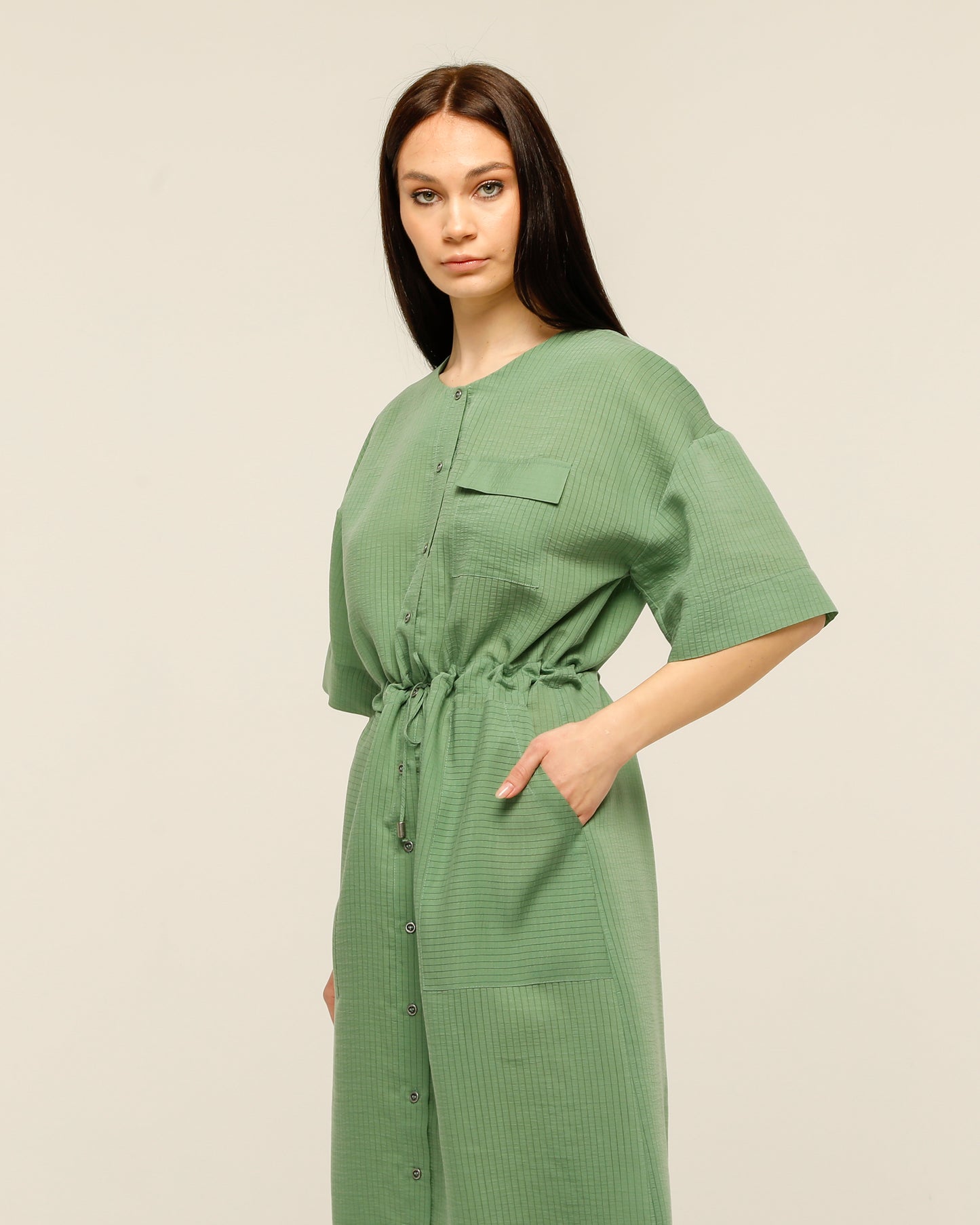 Green Minimal Dress