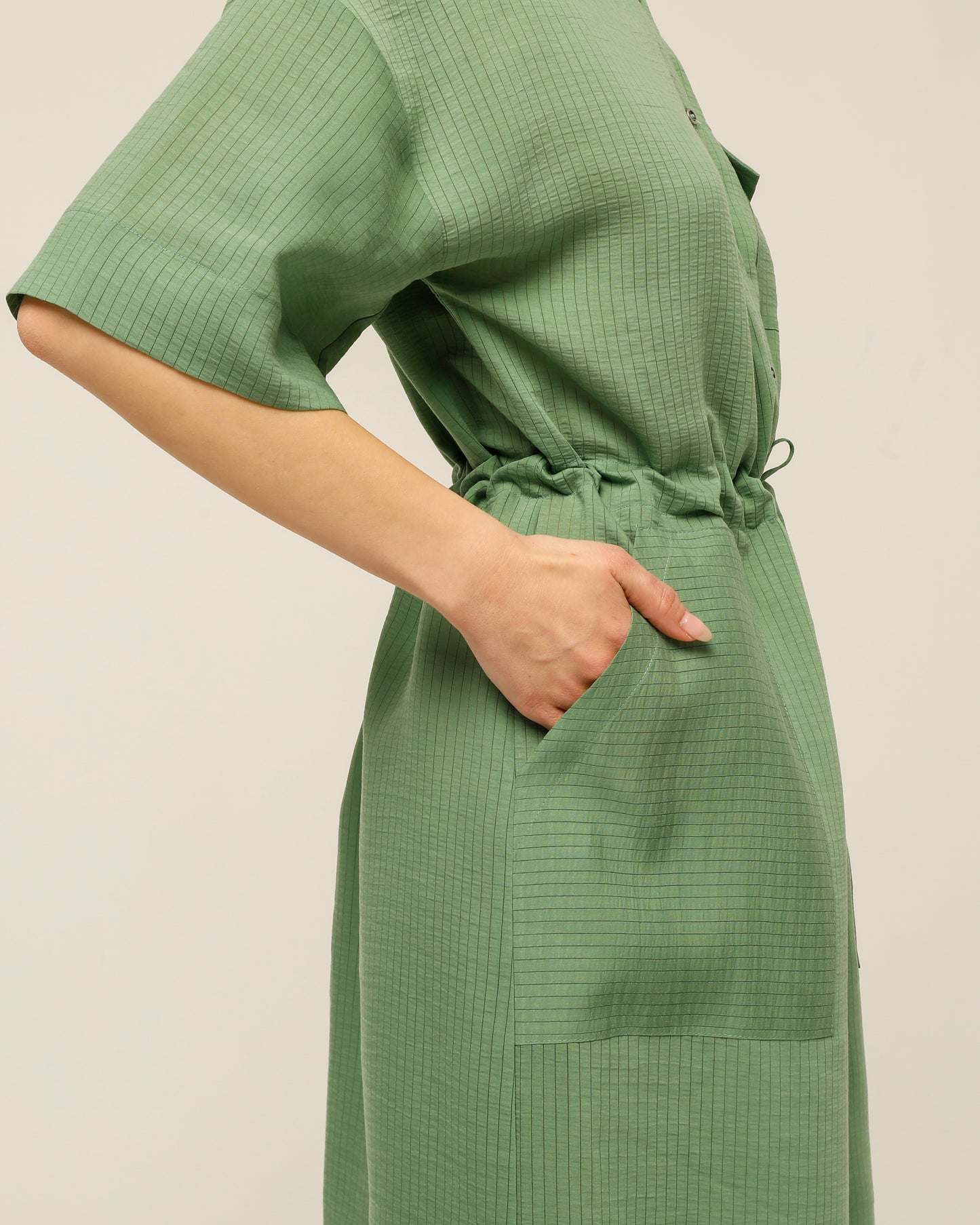 Green Minimal Dress