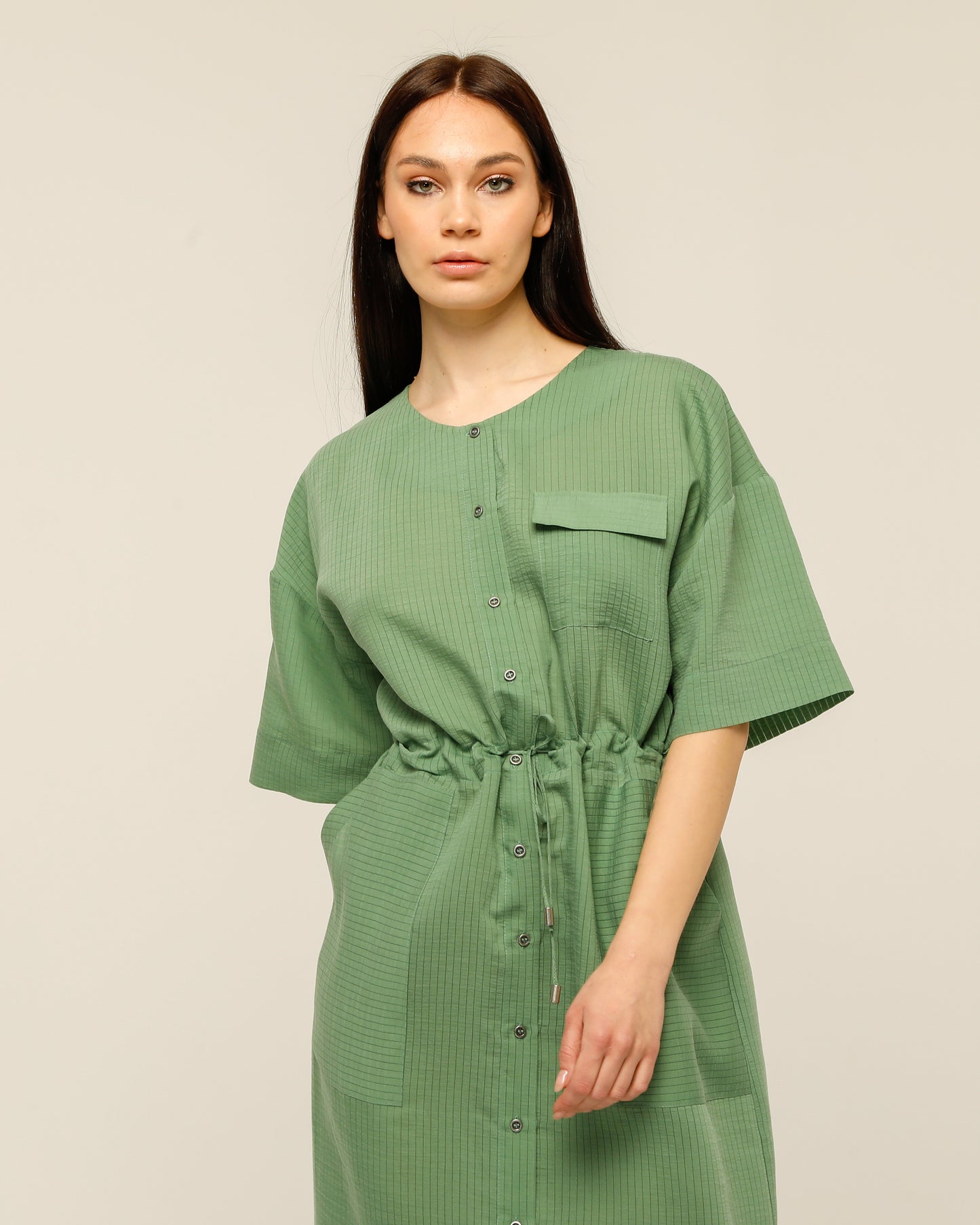 Green Minimal Dress