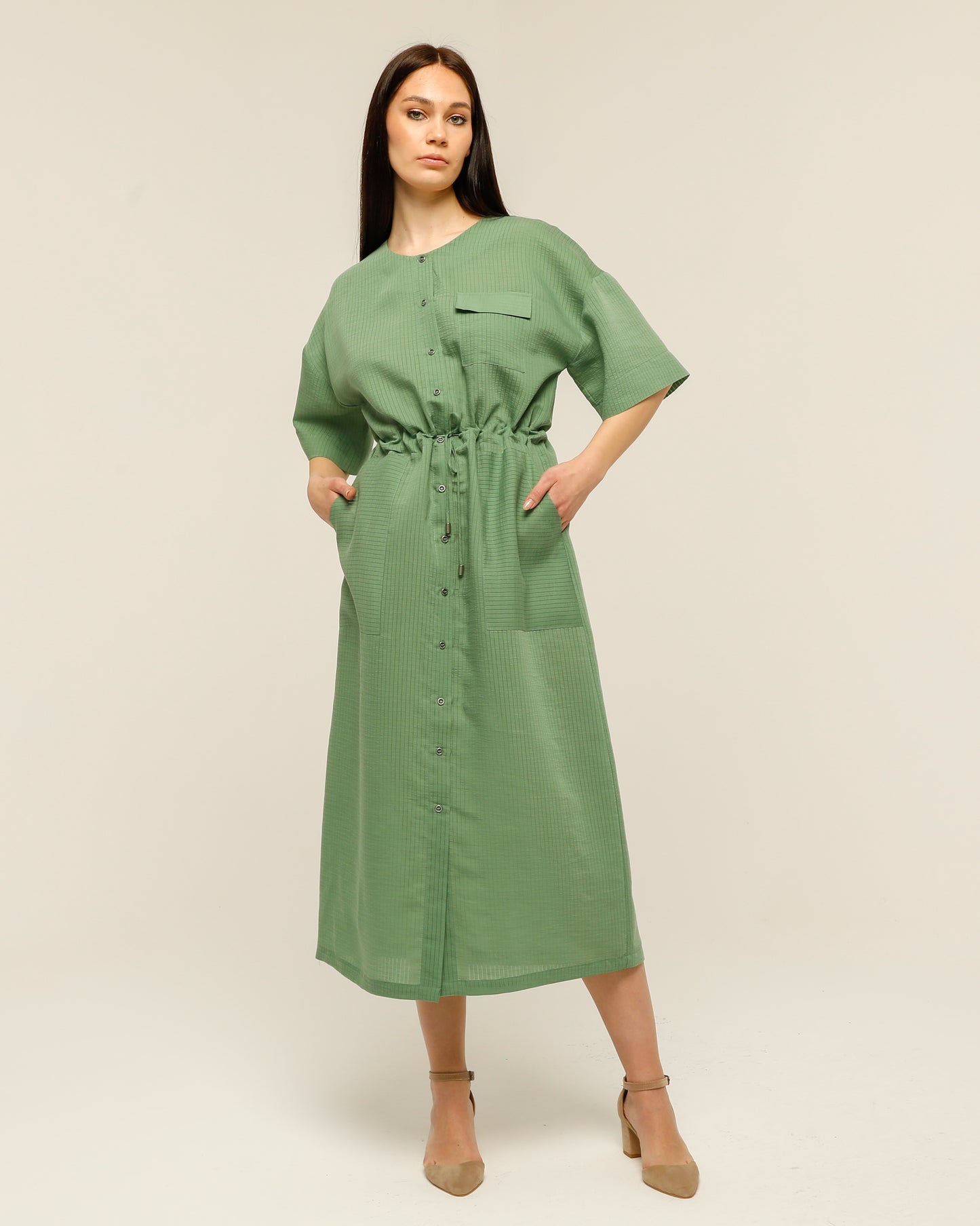 Green Minimal Dress