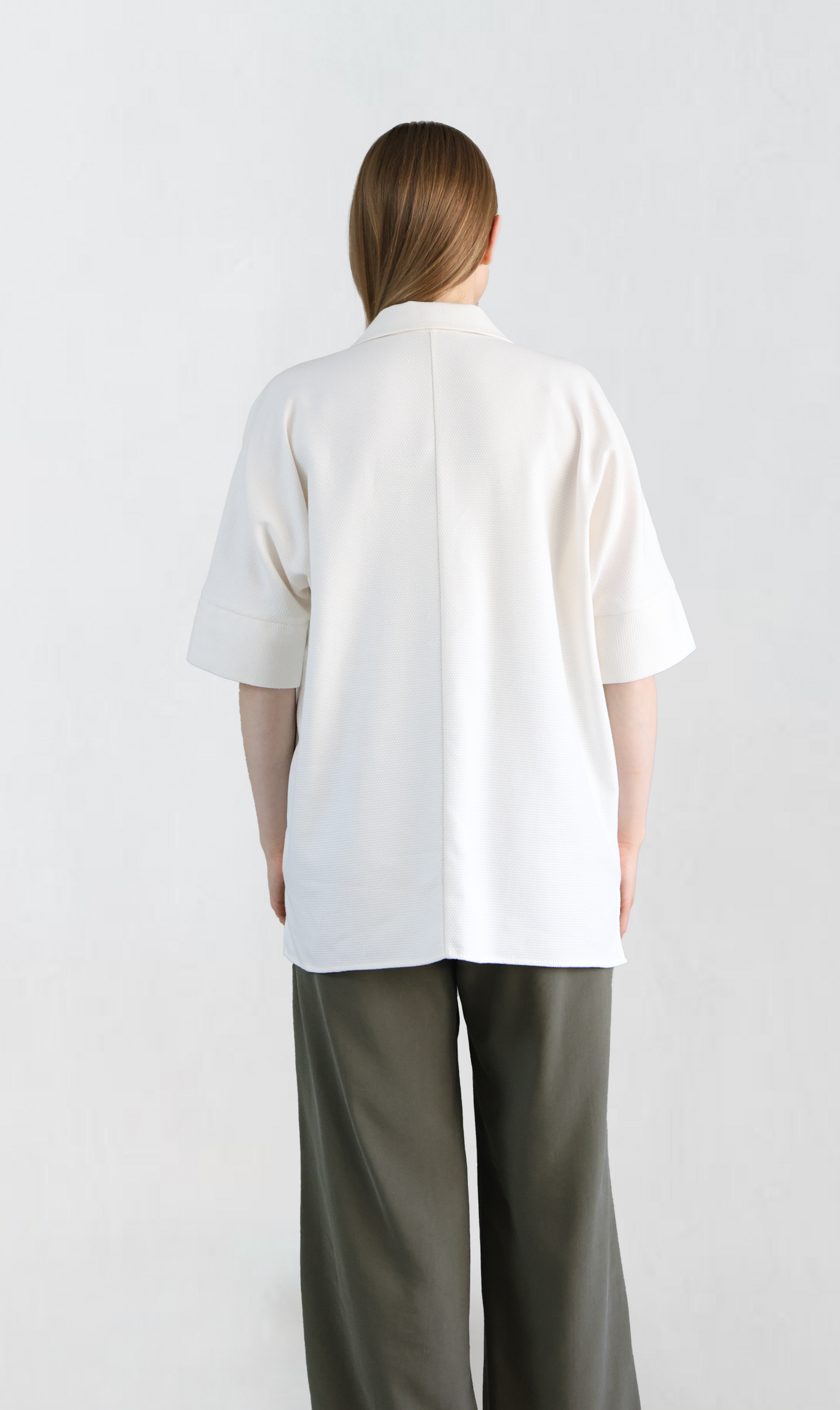Ecru Minimal Shirt