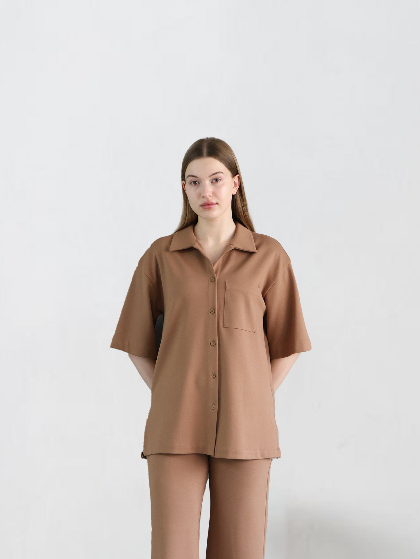 Brown Pocket Shirt