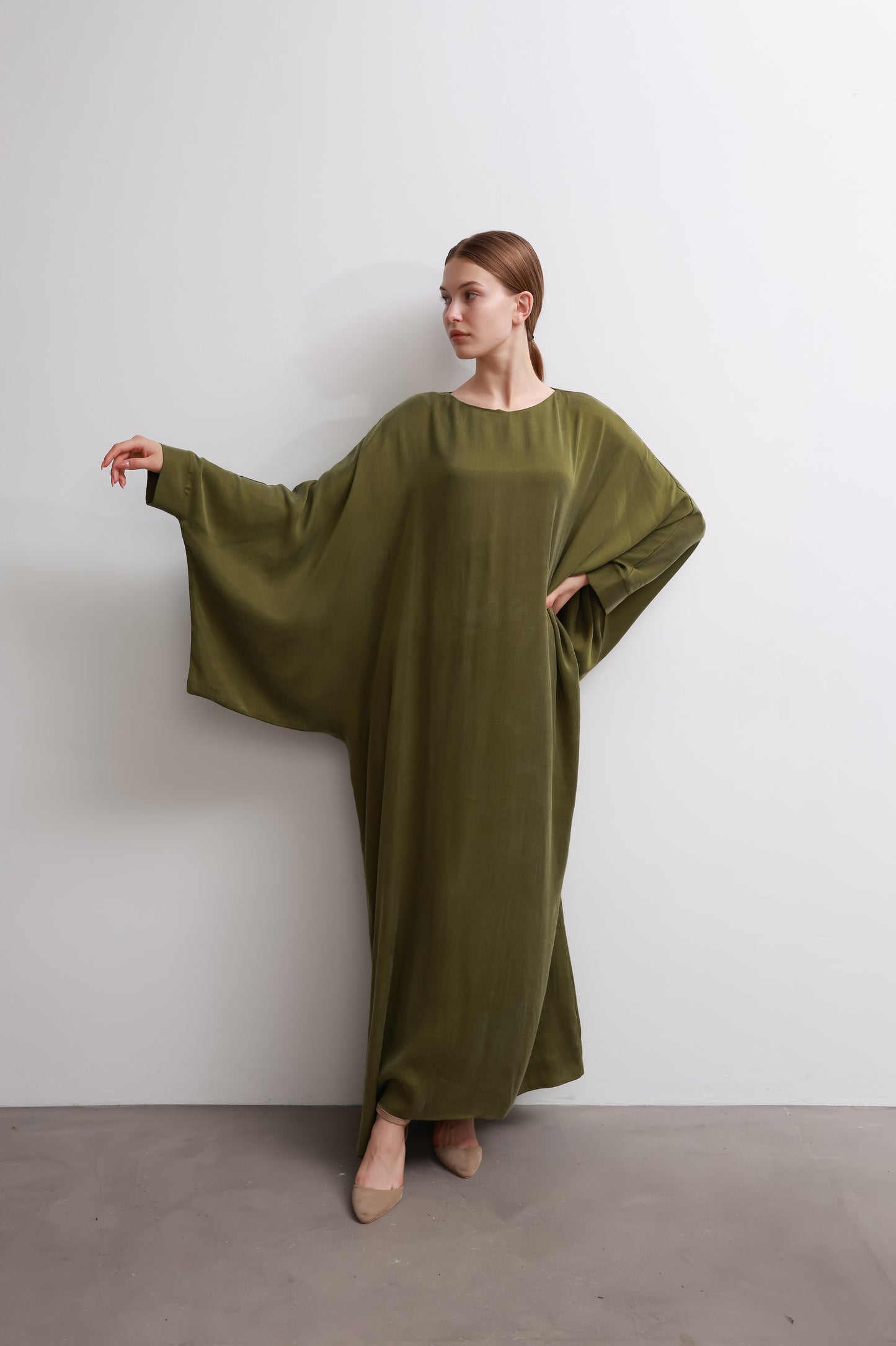 Green Kaftan Dress