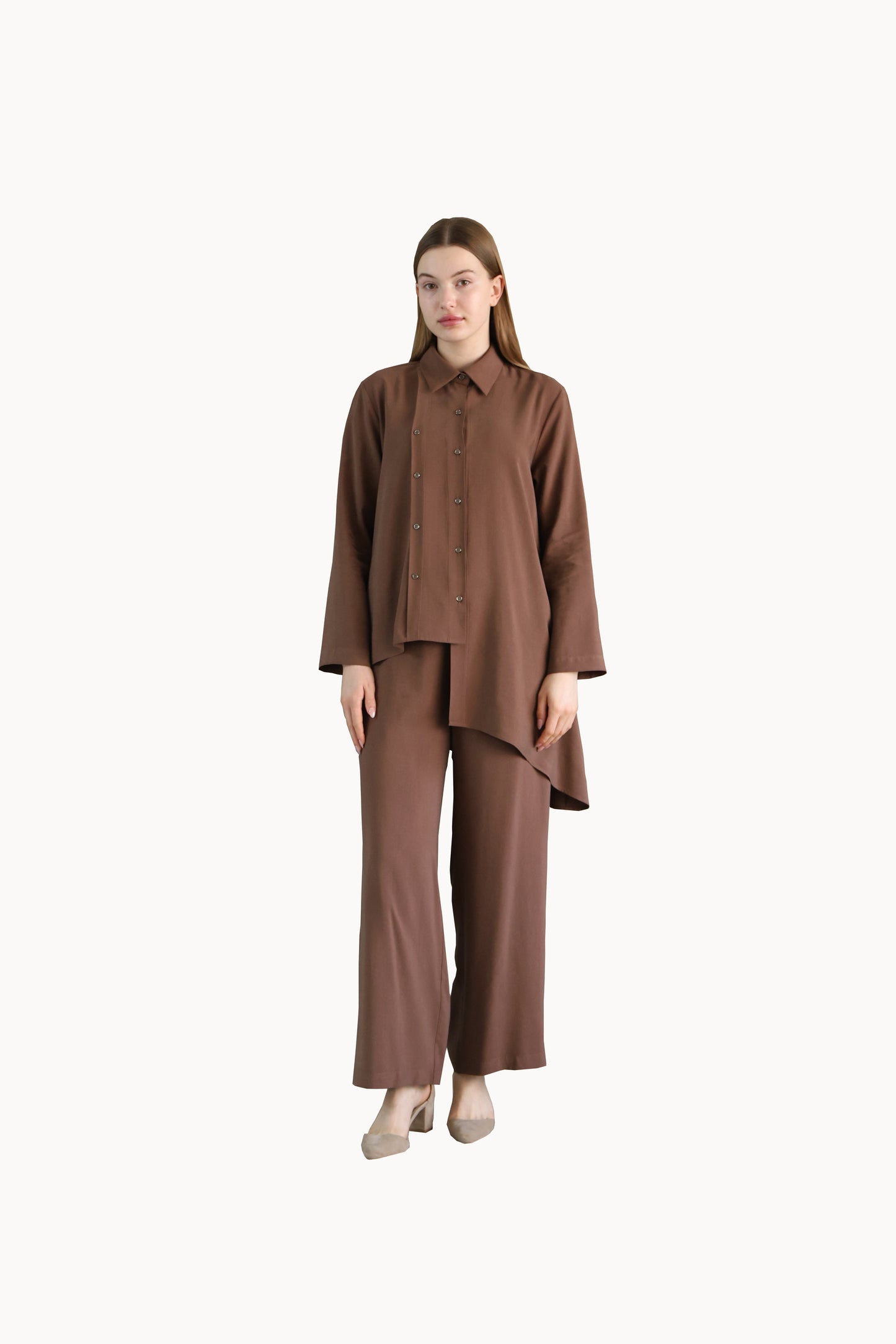 Brown Pocket Pants-P62