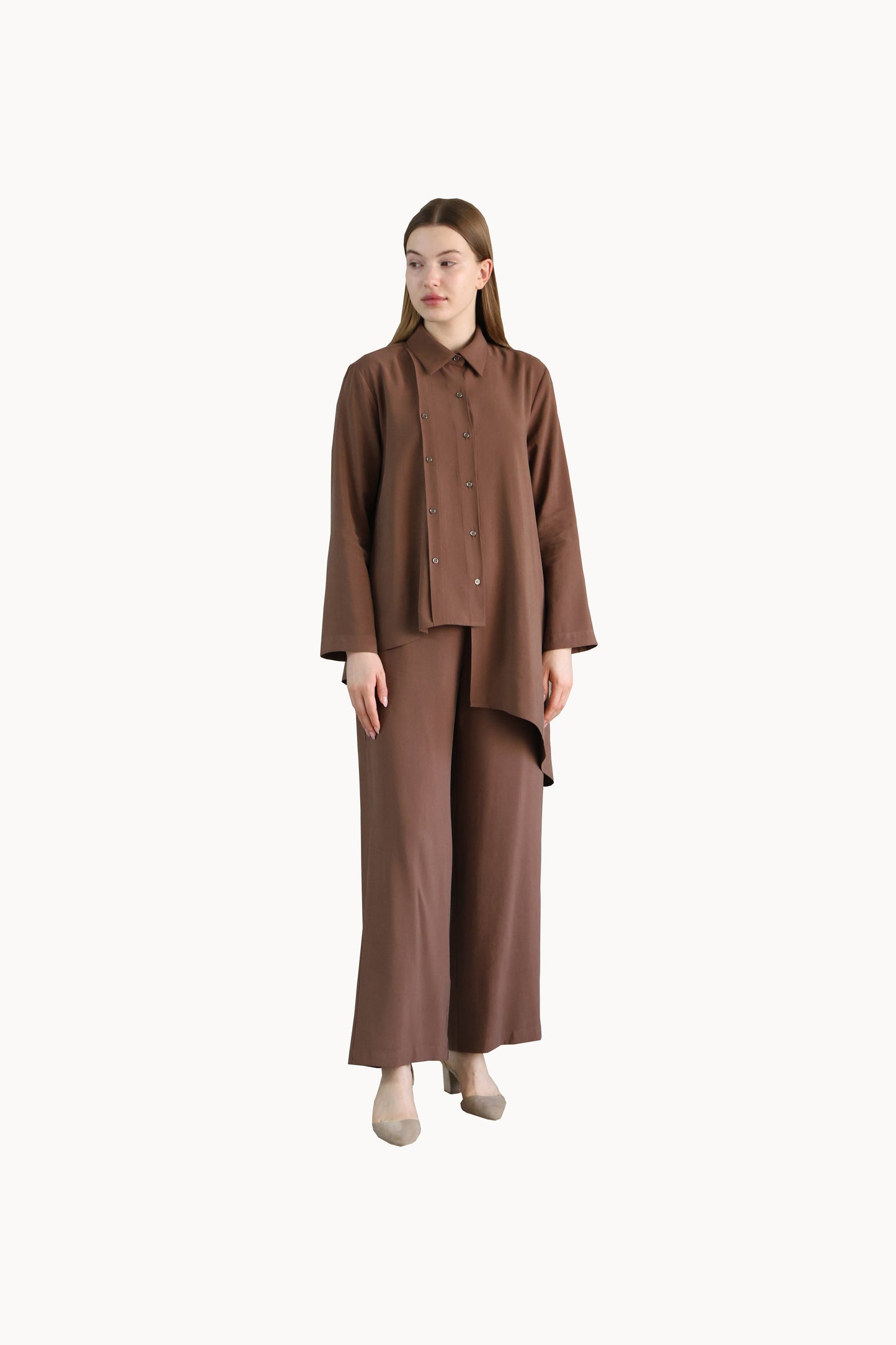 Brown Pocket Pants-P62