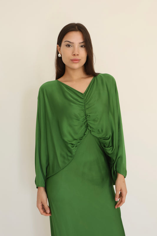 Green Butterfly Dress-EL292