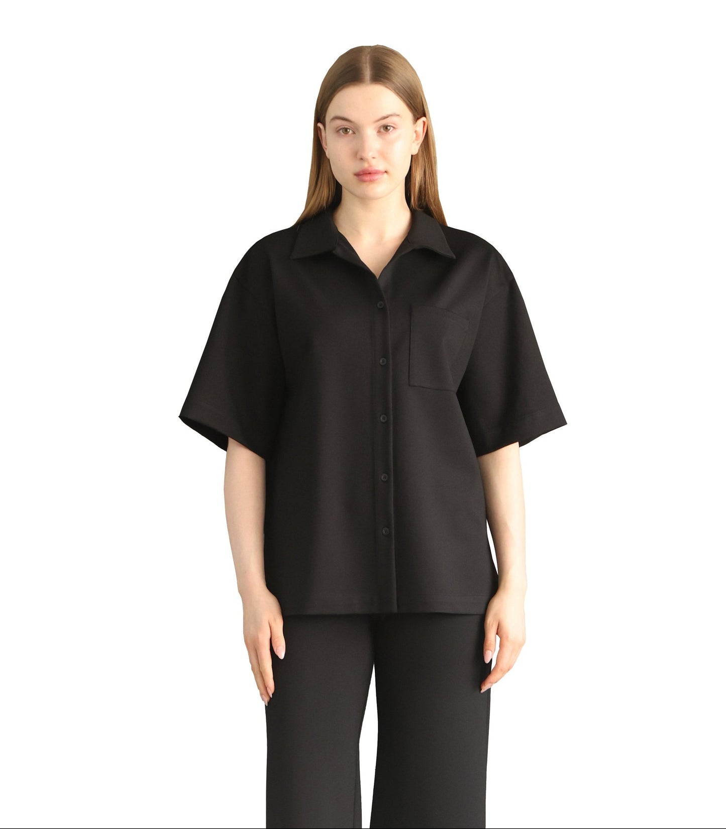 Black Pocket Shirt