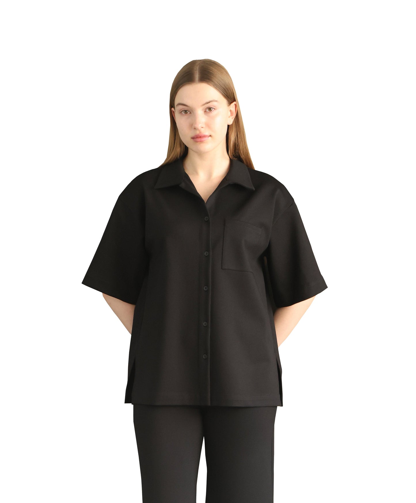 Black Pocket Shirt