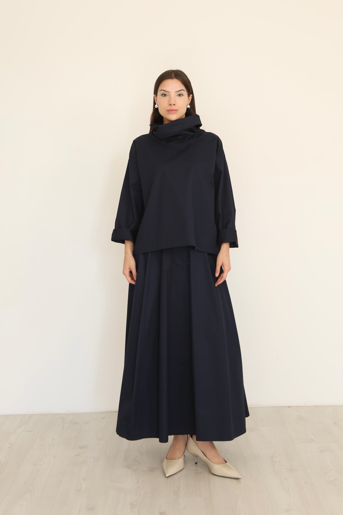 Navy Blue Skirt-ET78