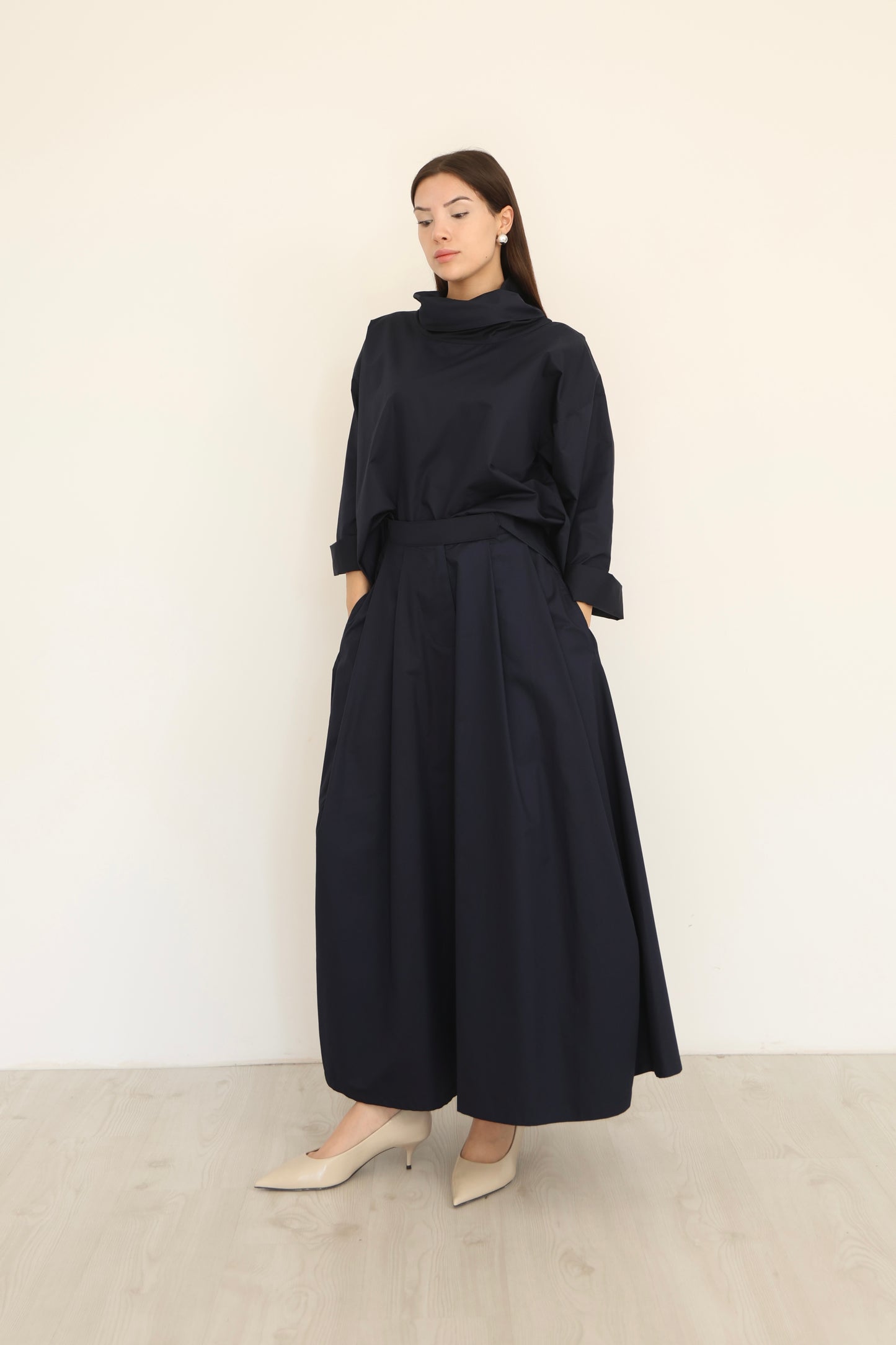 Navy Blue Skirt-ET78