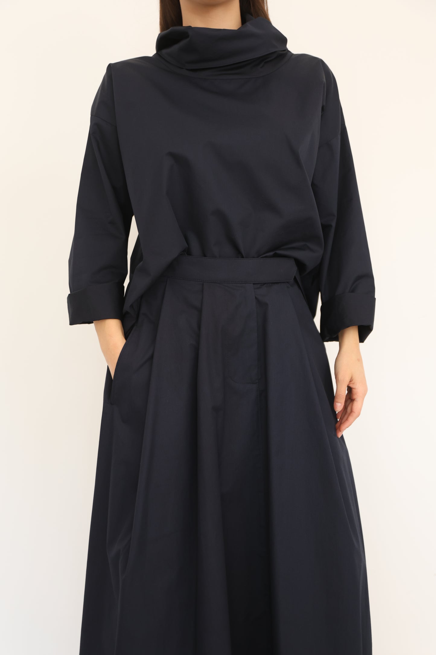 Navy Blue Skirt-ET78