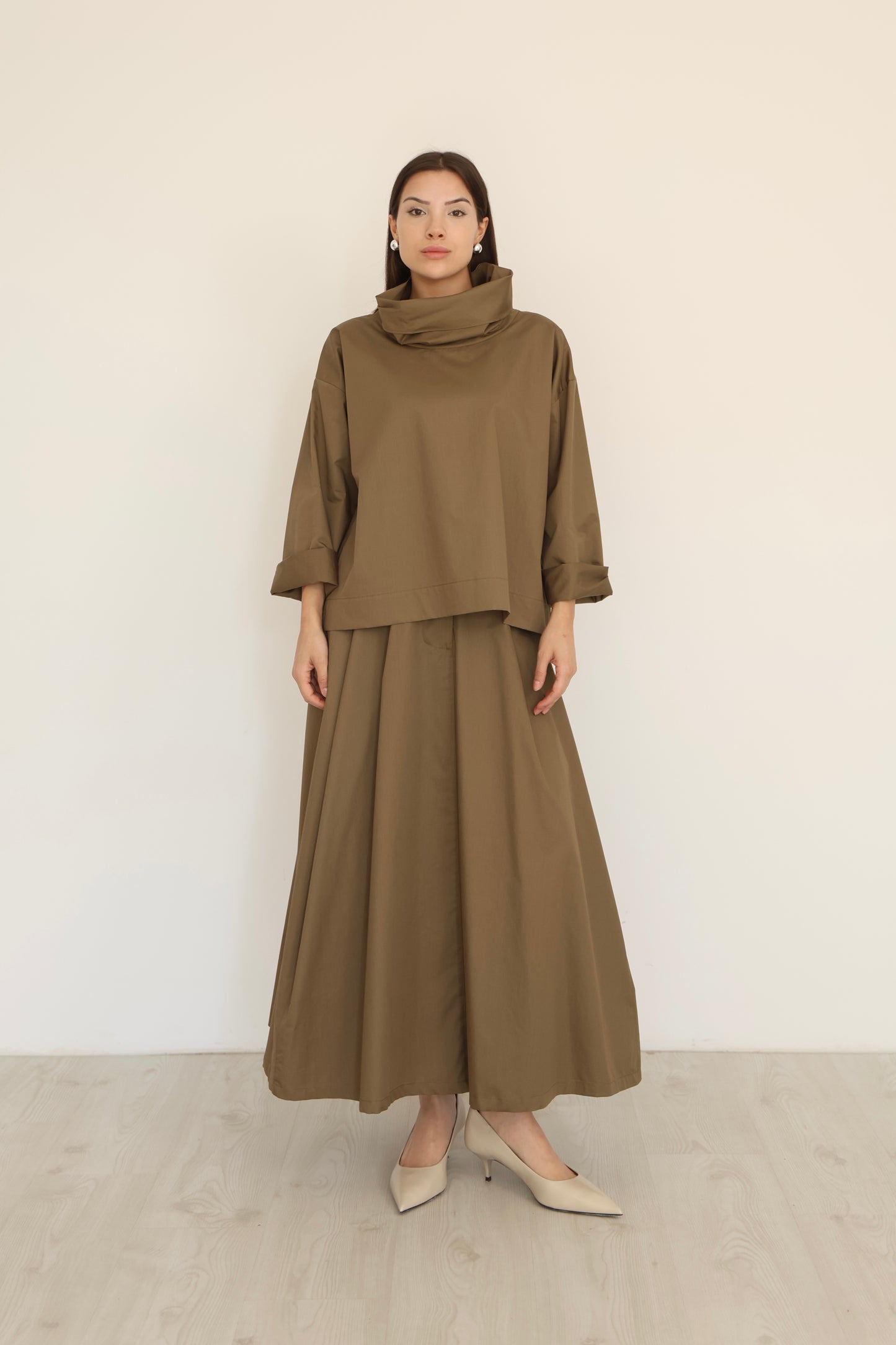 Dark Green Skirt-ET78