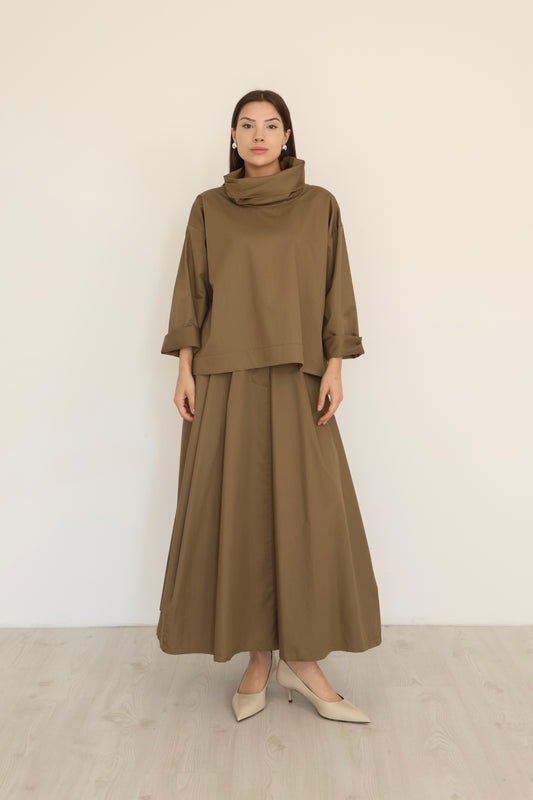 Dark Green Skirt-ET78