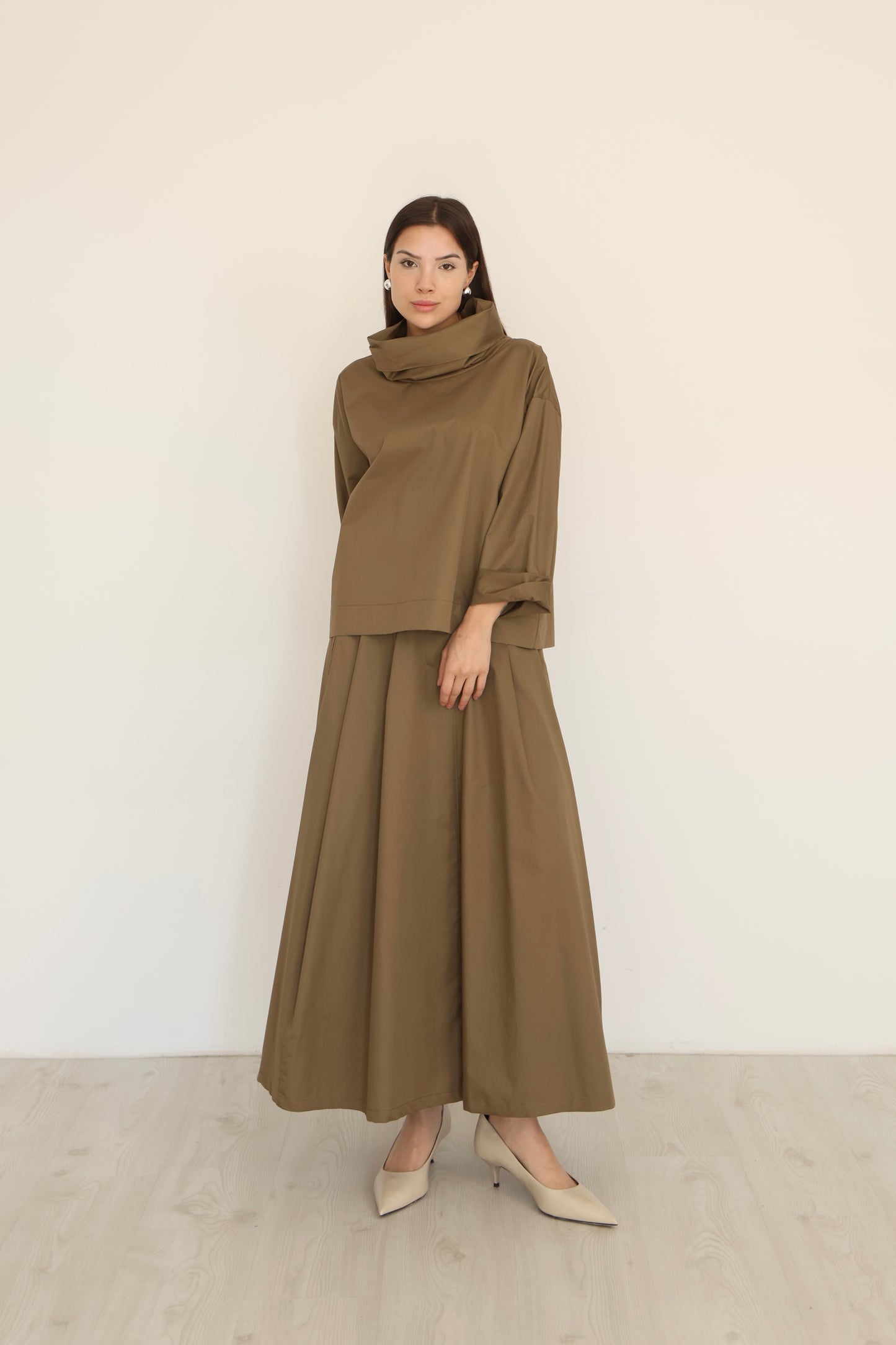 Dark Green Skirt-ET78