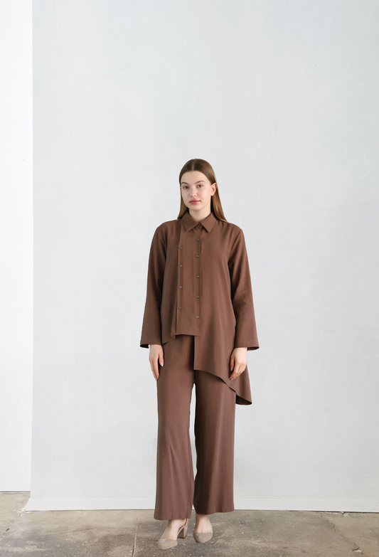 Brown Pocket Pants
