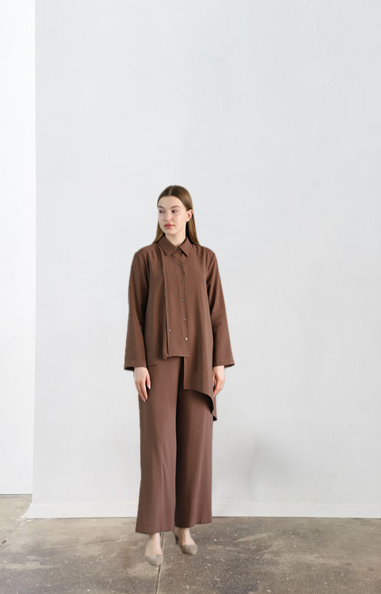 Brown Pocket Pants
